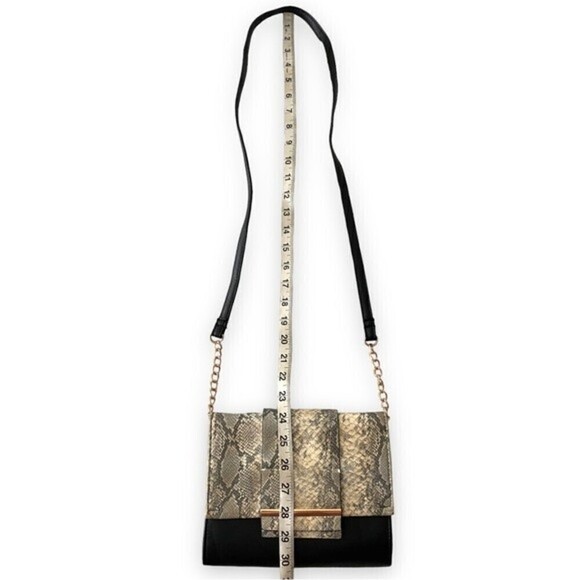Atmosphere Y2K Snake Print Thin Purse Envelope Purse Adjustable Strap Bag - Picture 8 of 11